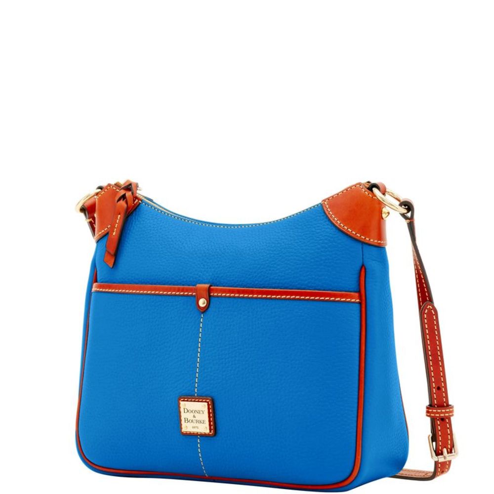 Dooney & Bourke Pebble Grain Kimberly Shoulder Bag - French Blue - Picture 2 of 4